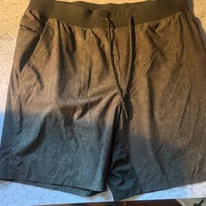 lululemon athletica olive green T.H.E short 9 inch